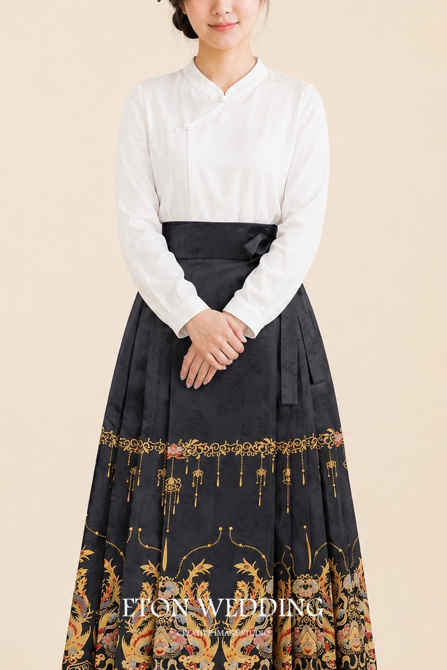 馬面裙,馬面裙推薦,中式裙,馬面服,馬面服婚紗